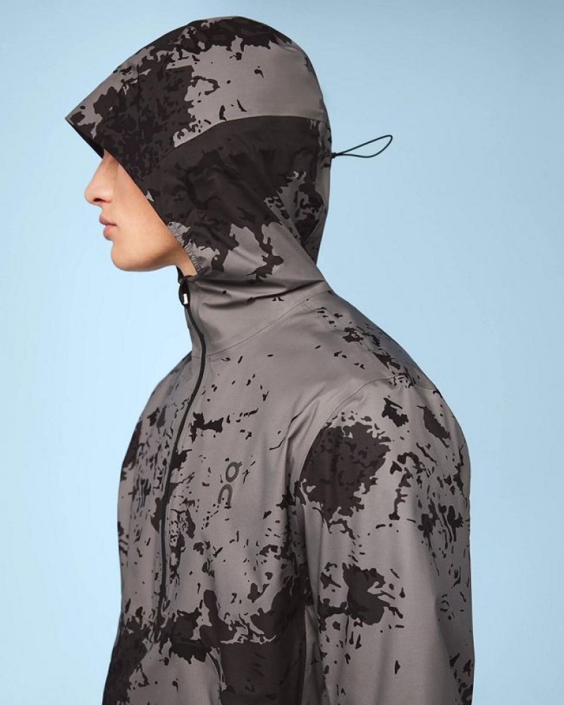 On Cloud Waterproof Anorak Gris Negras | PE_ON8455