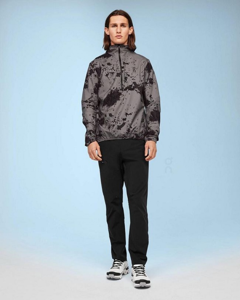 On Cloud Waterproof Anorak Gris Negras | PE_ON8455