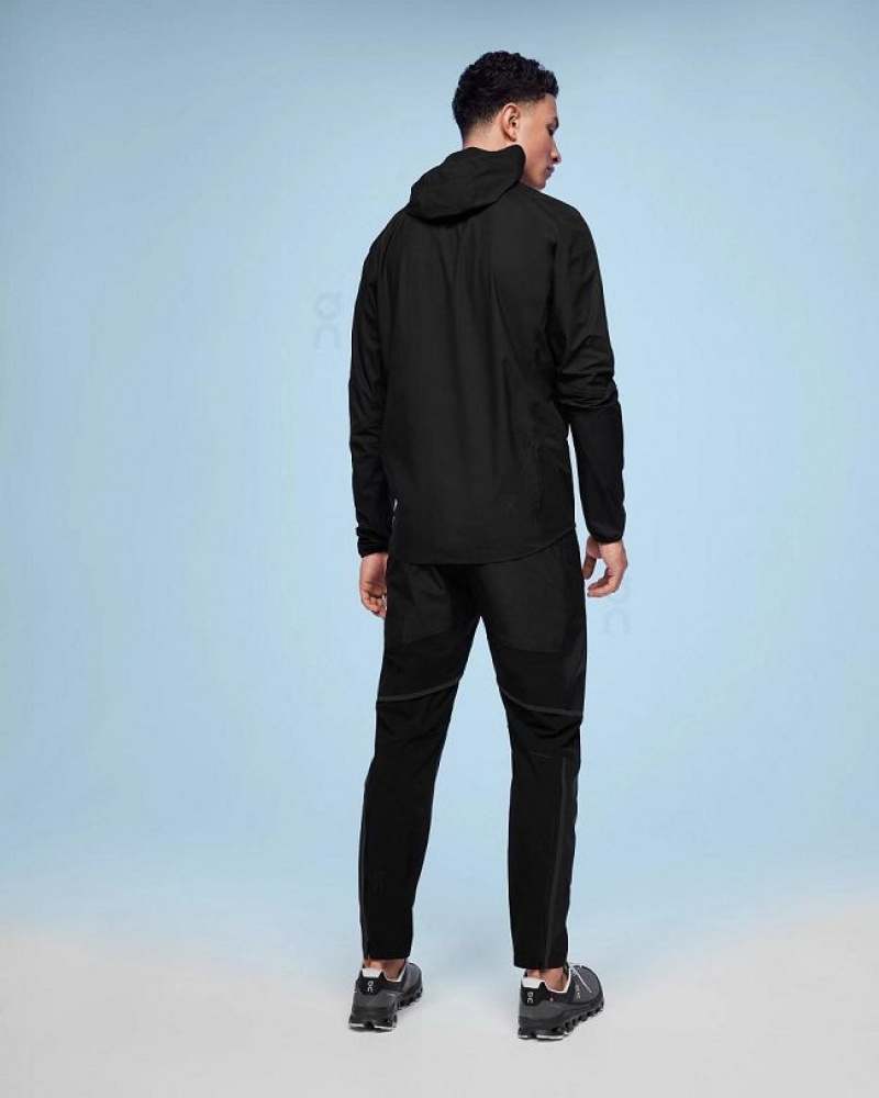 On Cloud Waterproof Anorak Negras | PE_ON8866