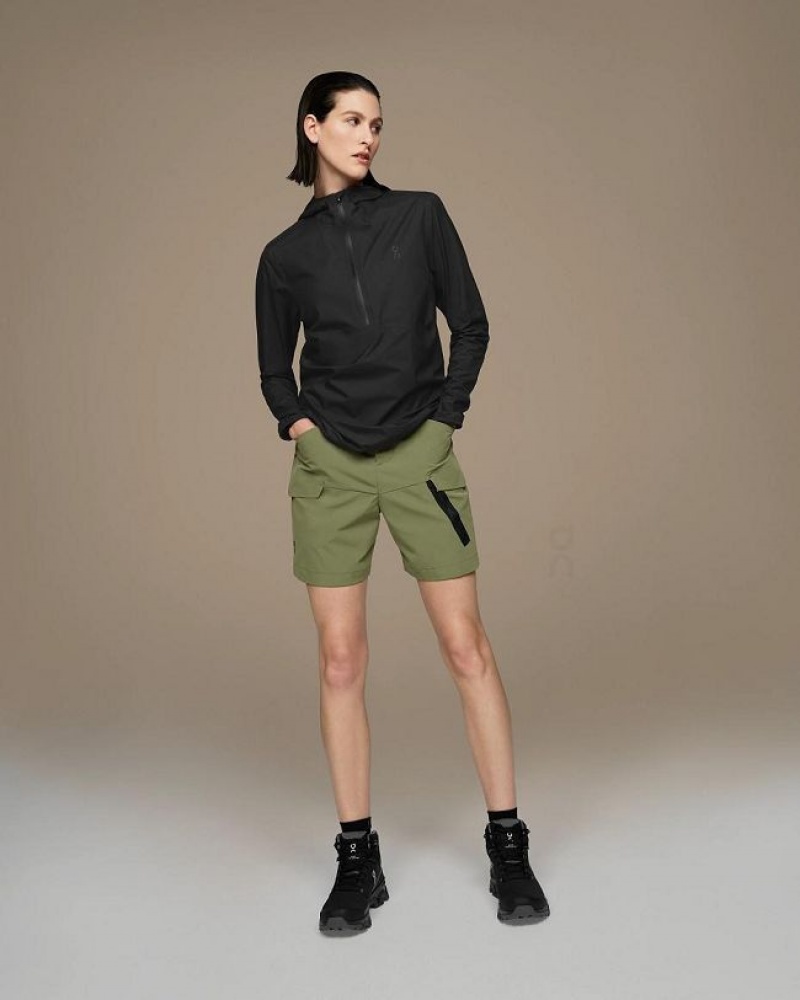On Cloud Waterproof Anorak Negras | PE_ON9035