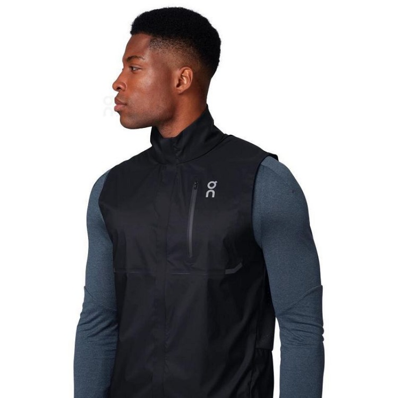 On Cloud Weather Vest Negras | PE_ON8905