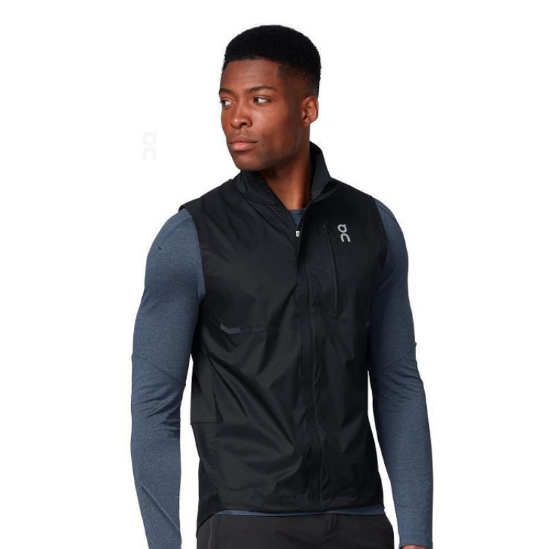 On Cloud Weather Vest Negras | PE_ON8905